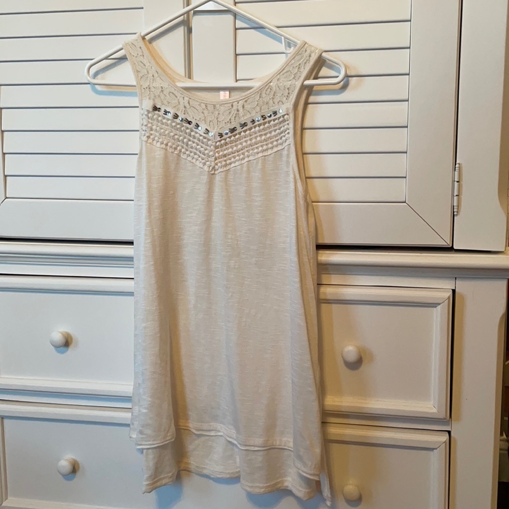 Small White Tank Top